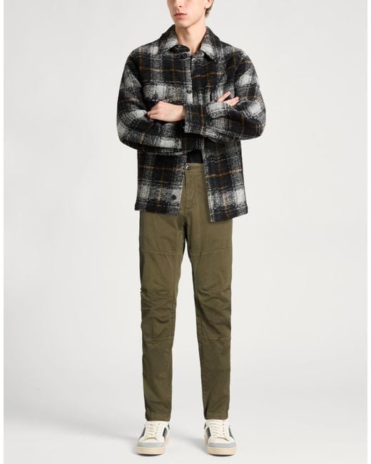 C P Company Green Pants Cotton, Elastane for men