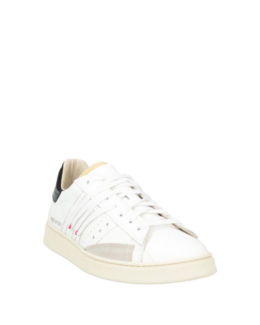 HIDNANDER White Sneakers Leather for men