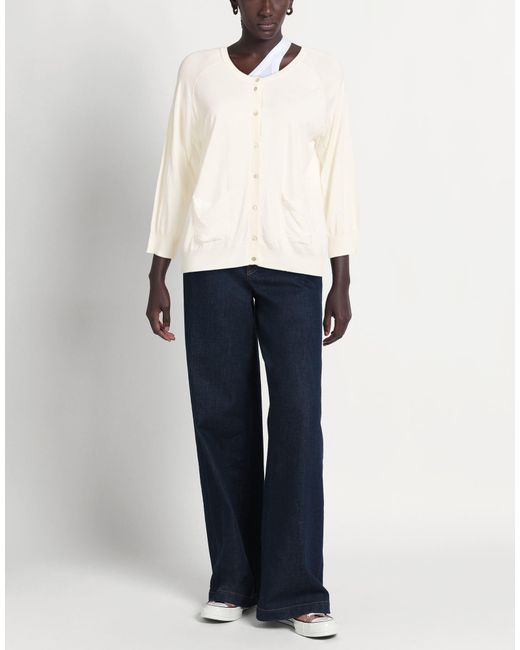 ALESSIA SANTI White Cardigans