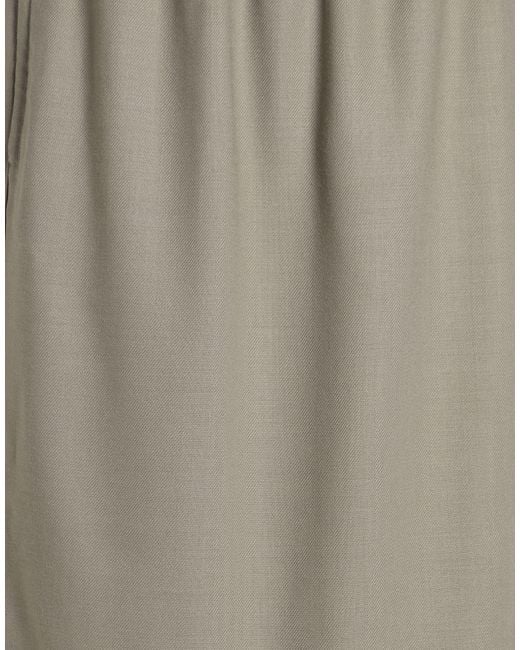 Nike Gray Midi Skirt Wool, Polyester