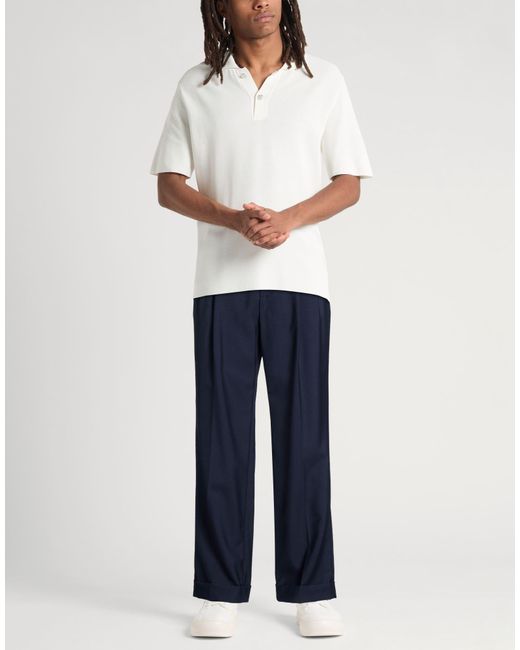 Casablanca Blue Midnight Pants Virgin Wool for men
