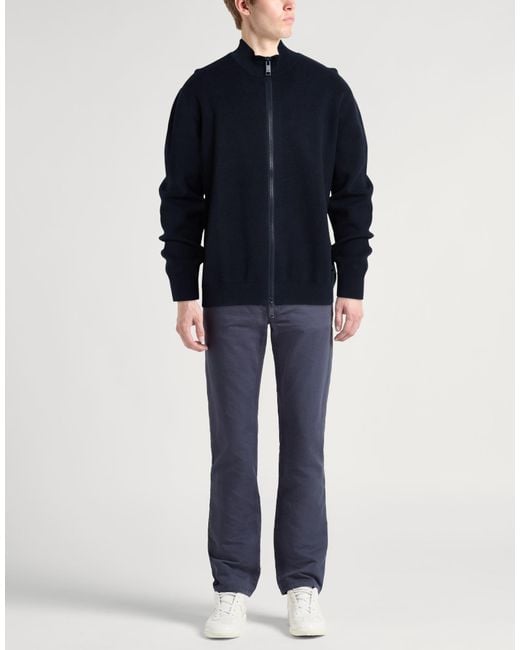 ARMANI EXCHANGE Blue Midnight Cardigan Cotton for men