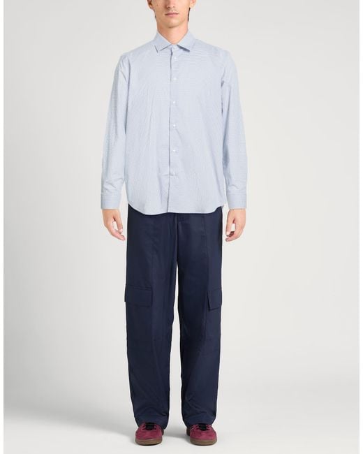 Manuel Ritz Blue Shirts for men