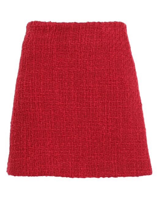 & Other Stories Red Mini Skirt