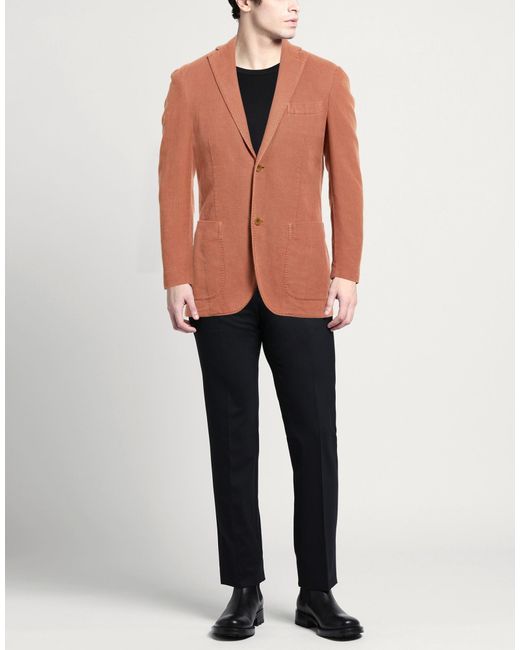 Montedoro Brown Blazers for men