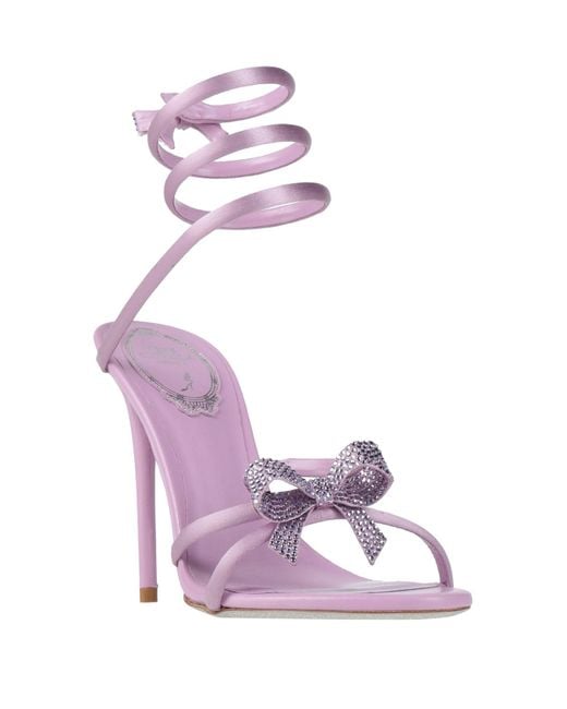 Rene Caovilla Pink Sandals