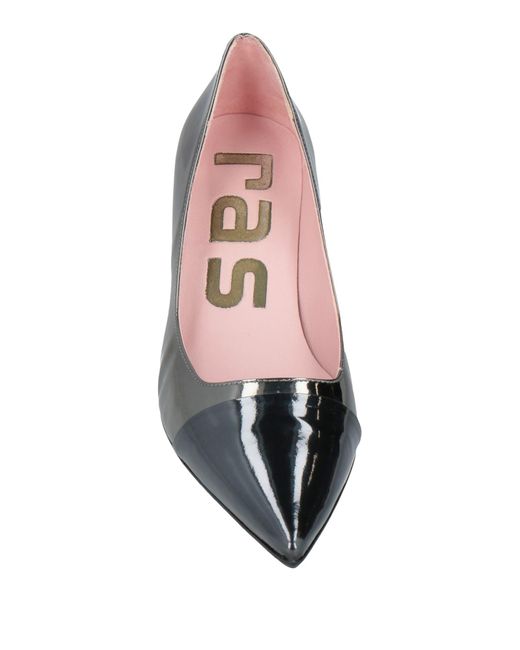 Ras Lead Pumps Leather in Grey Lyst UK