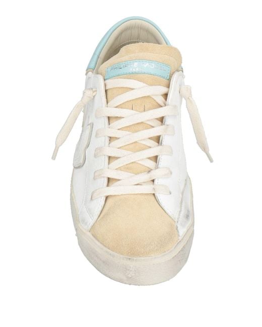 Philippe Model White Sneakers Leather for men