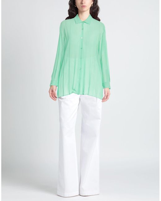 Dries Van Noten Green Shirt Polyester