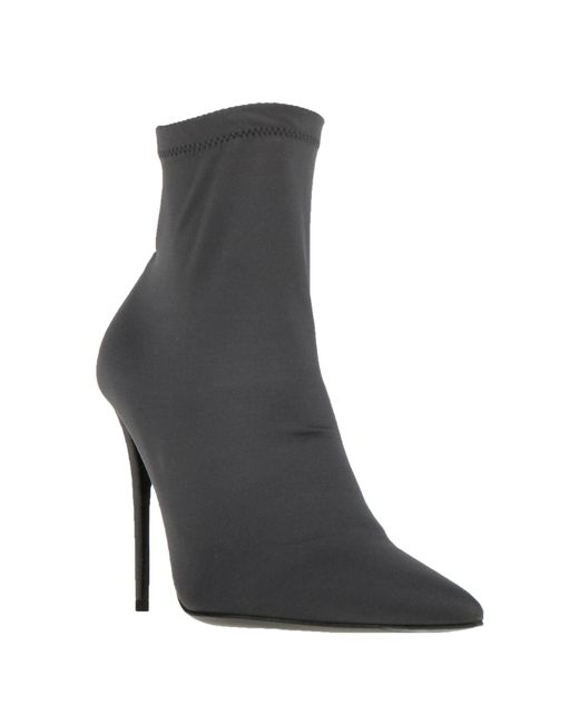 Dolce & Gabbana Black Stretch Jersey Ankle Boots