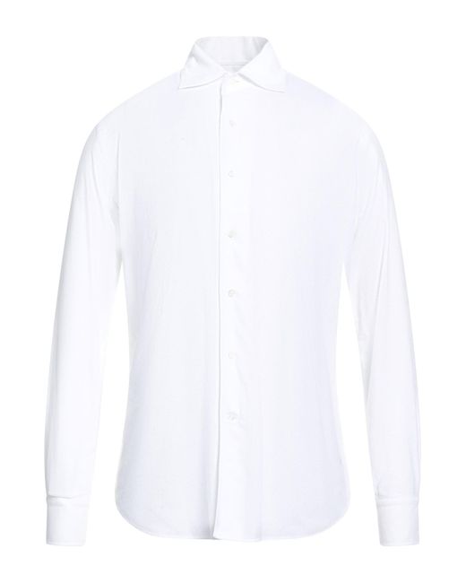 Alessandro Gherardi White Shirt Cotton for men
