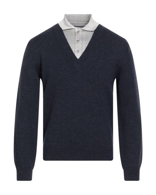Loewe Blue Sweater Wool, Alpaca Wool, Elastane, Polyamide for men
