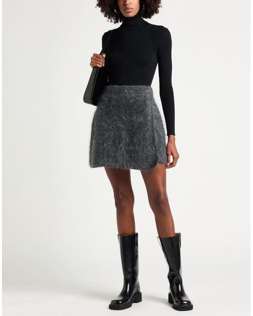By Malene Birger Gray Mini Skirts