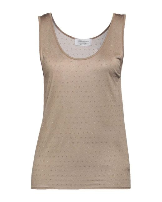 Blumarine Brown Top Viscose