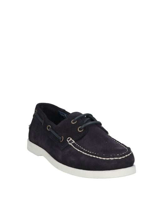 Docksteps Black Loafers Leather for men