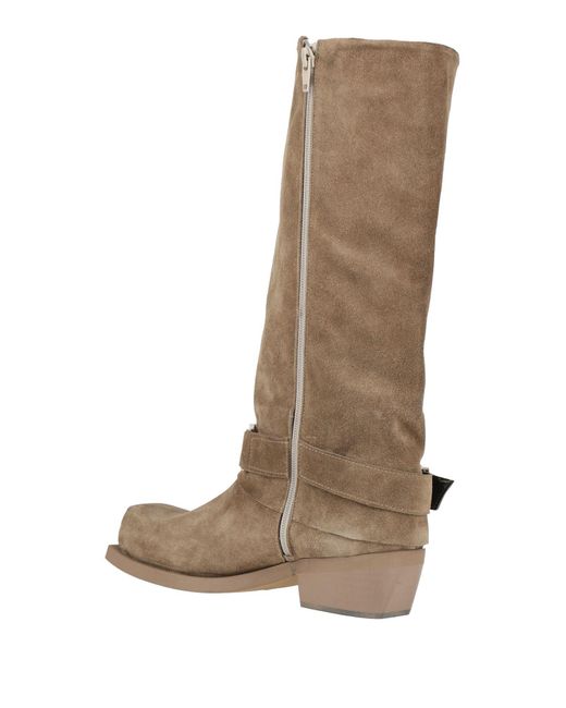 Ovyè Brown Khaki Boot Leather