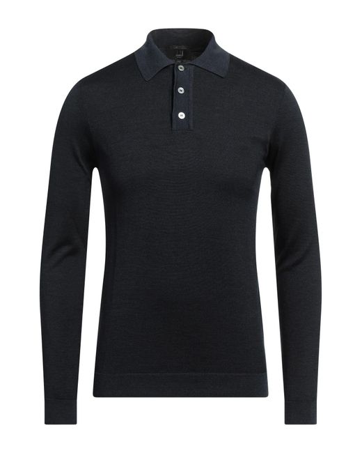 Dunhill Black Midnight Sweater Mulberry Silk for men