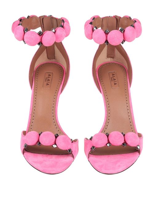 Alaïa Pink Sandals