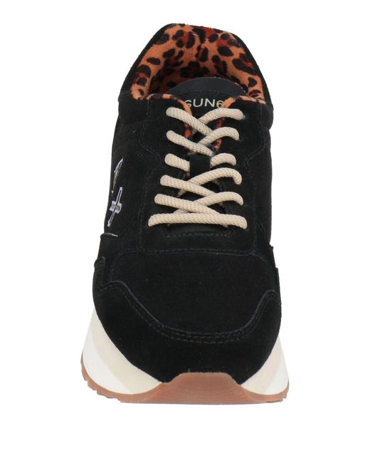 Sun 68 Black Trainers