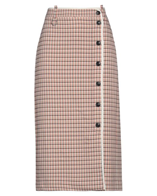 Tela Natural Midi Skirt
