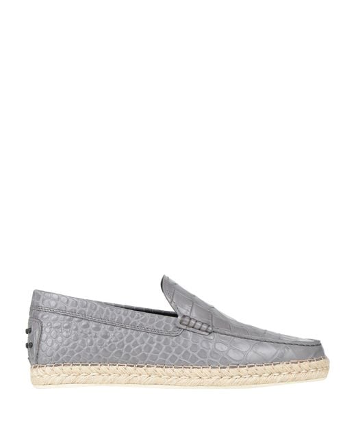 Tod's Gray Espadrilles for men