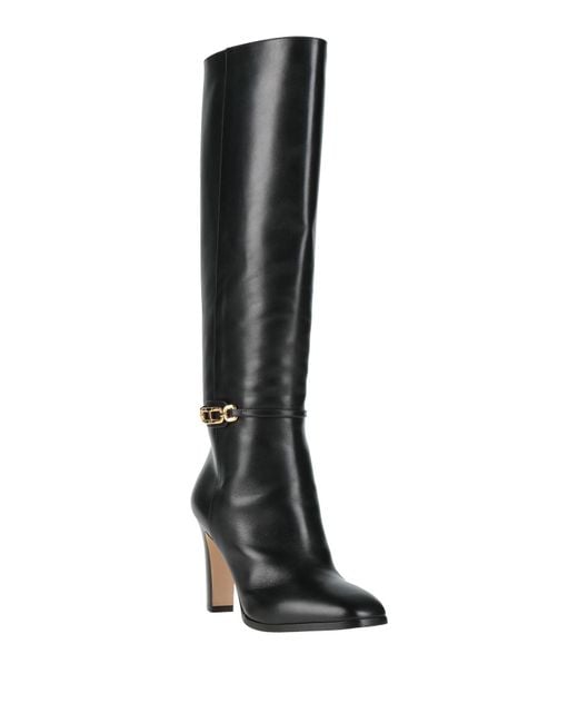 Tom Ford Black Boot Calfskin, Brass