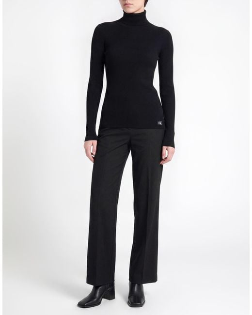 Calvin Klein Black Turtlenecks