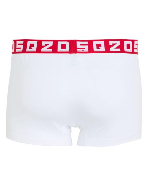 DSquared² White Boxer for men