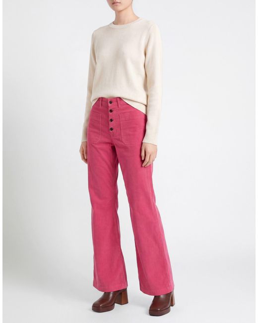 Department 5 Pink Pants Cotton, Elastane