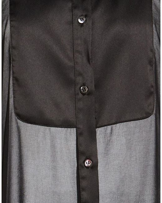 Pinko Black Shirt Polyester, Elastane