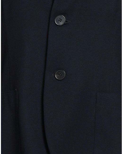 Harris Wharf London Blue Blazer Cashmere, Elastane for men