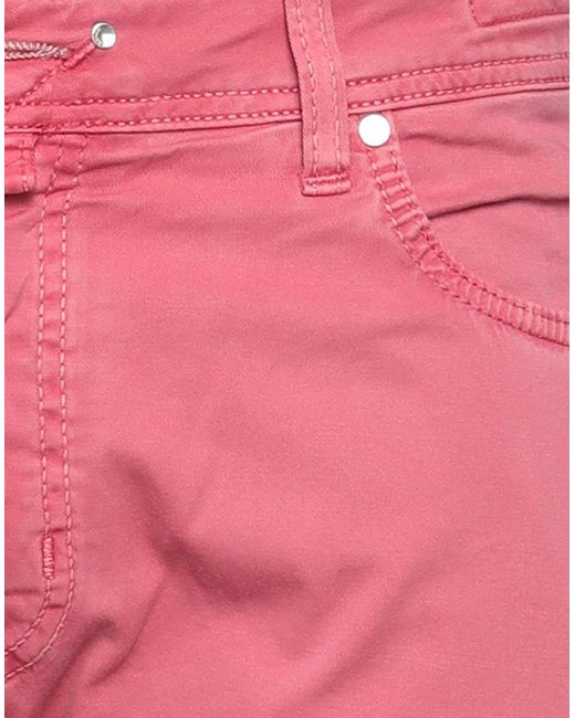 Jacob Coh?n Pink Pants Cotton, Elastane for men