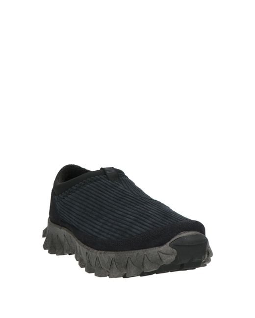 Salomon Black Sneakers Leather, Textile Fibers for men