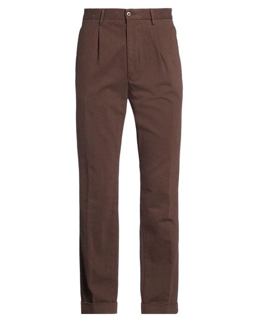 Incotex Brown Pants for men
