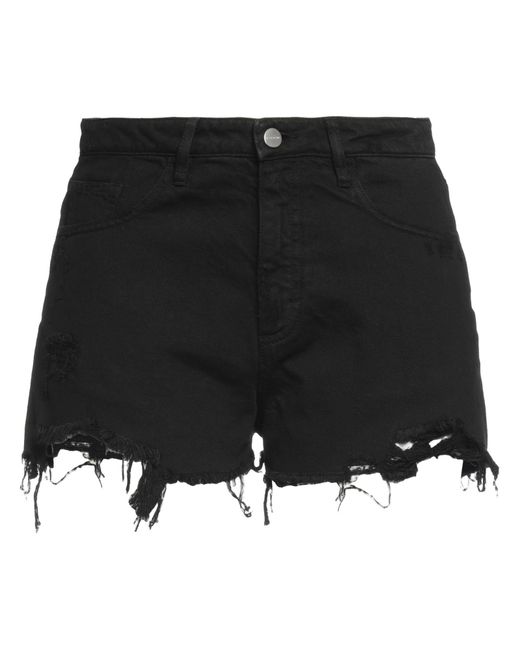 ICON DENIM Black Denim Shorts