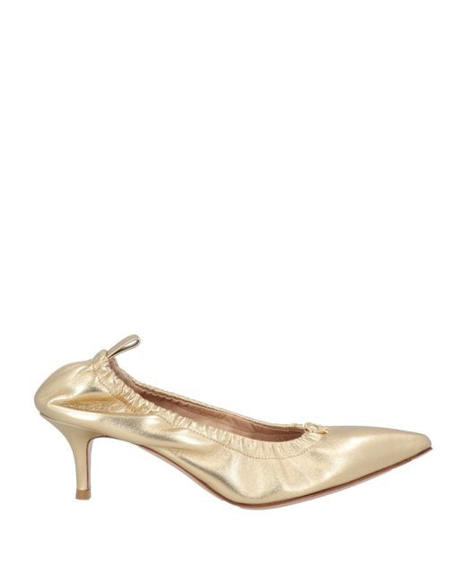 Gianvito Rossi Natural Pumps Leather