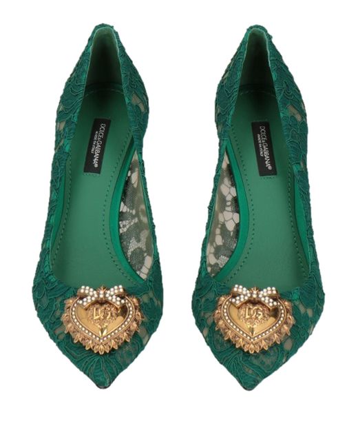 Dolce & Gabbana Green Pumps