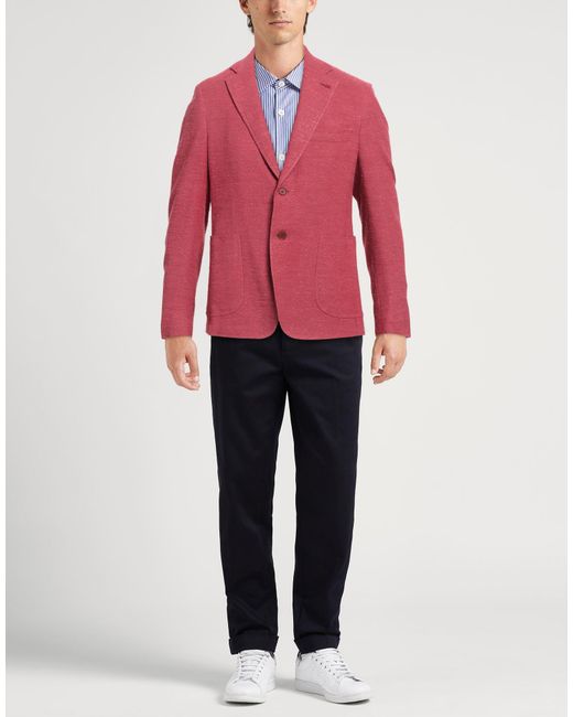 Isaia Pink Blazer for men