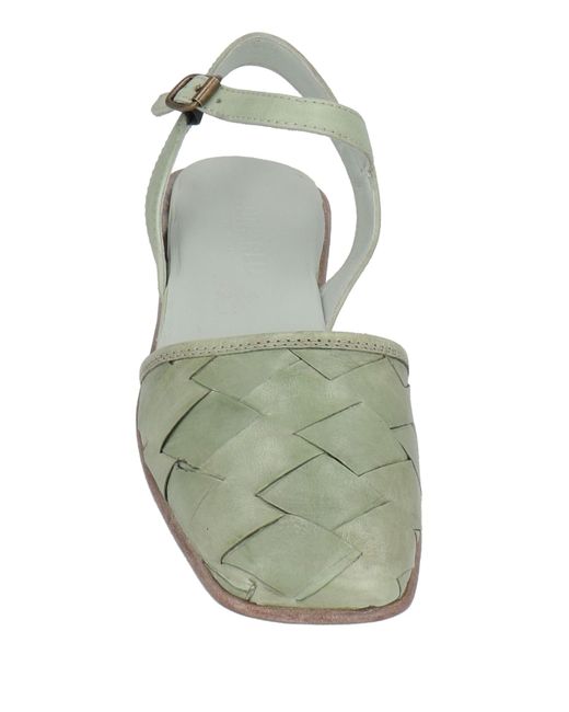 Hundred 100 Green Ballet Flats