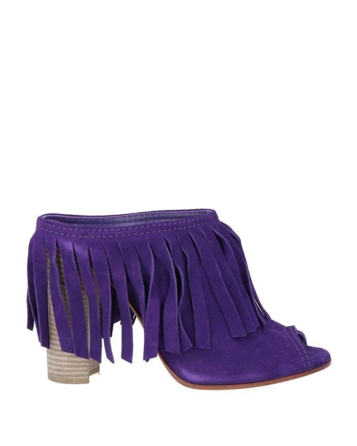 Casadei Purple Sandale