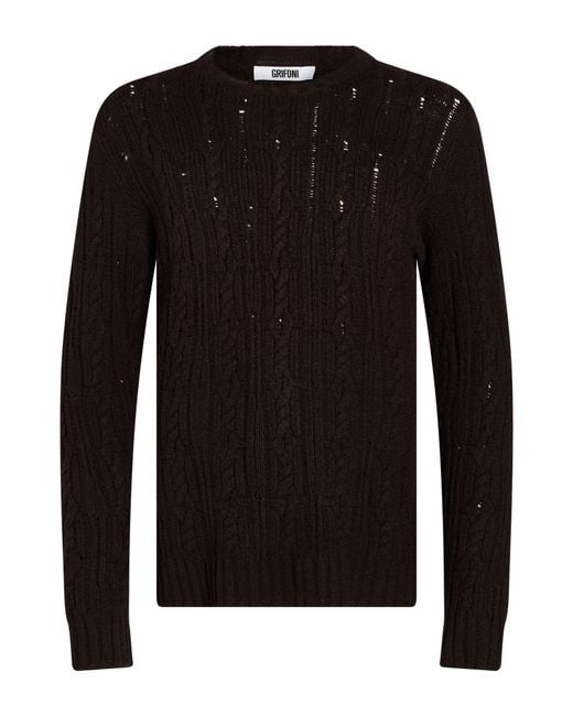 Pullover Grifoni de hombre de color Black