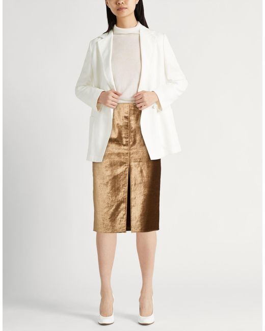 Forte_forte Natural Midi Skirt