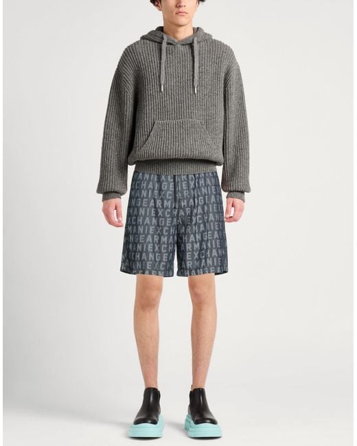 ARMANI EXCHANGE Gray Shorts & Bermuda Shorts for men