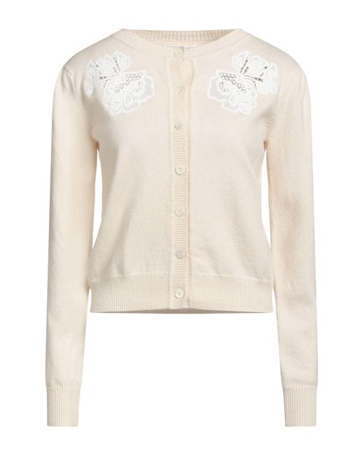 See By Chloé White Strickjacke