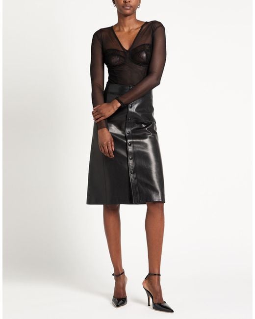 ViCOLO Black Bodysuit Polyester, Elastane