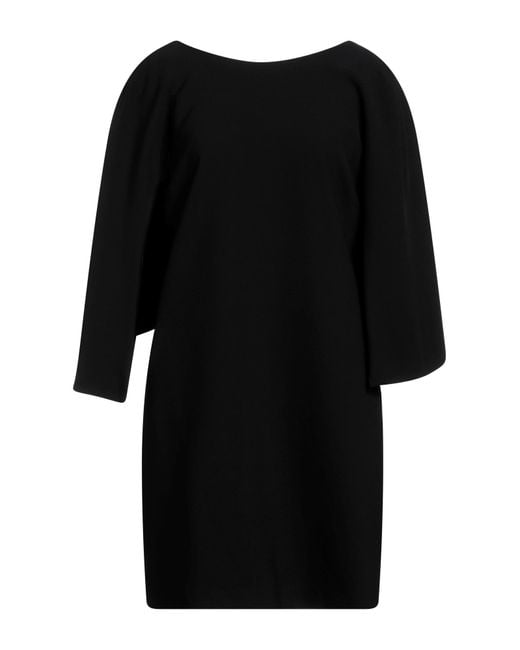 Atos Lombardini Black Mini Dress