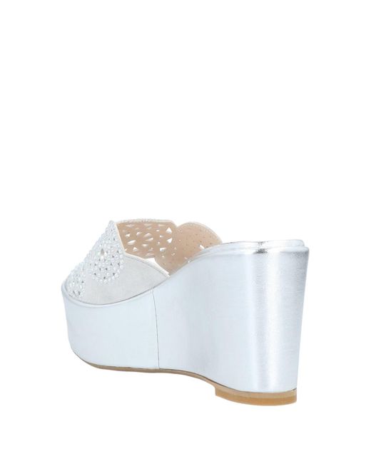 Stefania Pellicci Sandals in Metallic | Lyst Australia