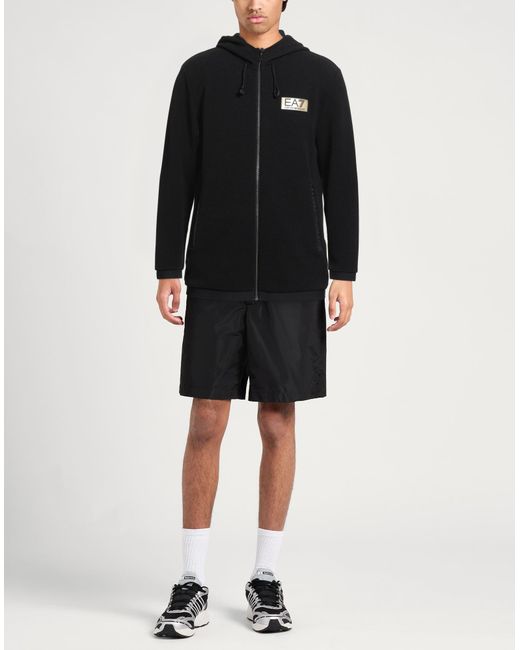 EA7 Black Sweatshirt for men