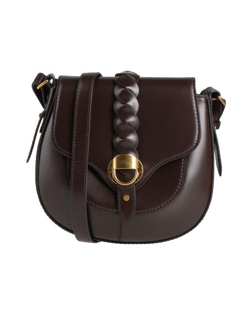 Isabel Marant Black Dark Cross-Body Bag Cow Leather