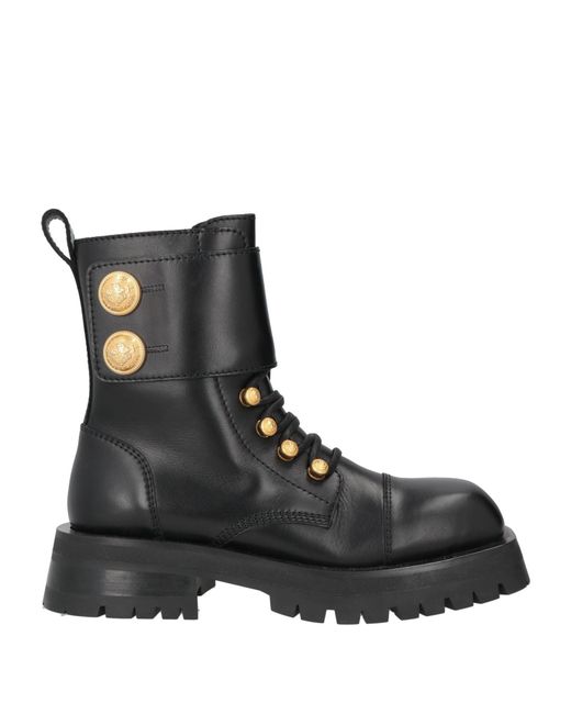 Balmain Black Ankle Boots
